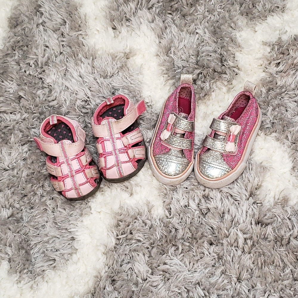 [Koala Kids] Pink Athletic Sandals & Sneakers Sz 3